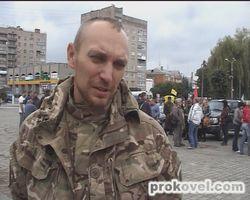 Сергій Дружинович, керівник Добровольчого українського корпусу Правого сектору на Волині
