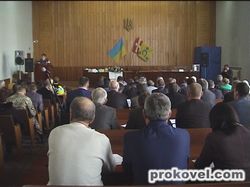 перша сесія Ковельської районної ради 
