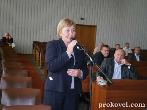 Голова Ковельської міської філії &laquo;Союз українок&raquo; Олена Місюра 