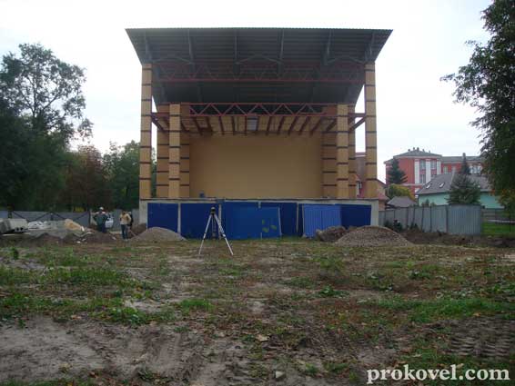 У Ковелі будівництво комплексу літньої естради обійдеться у чотири з половиною мільйона гривень