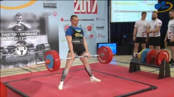 Ковельчанин Станіслав Здробилко став чемпіоном Європи з пауерліфтингу