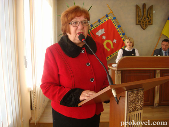 керівник Ковельської організації Товариства Червоного Хреста України Людмила Стахорська